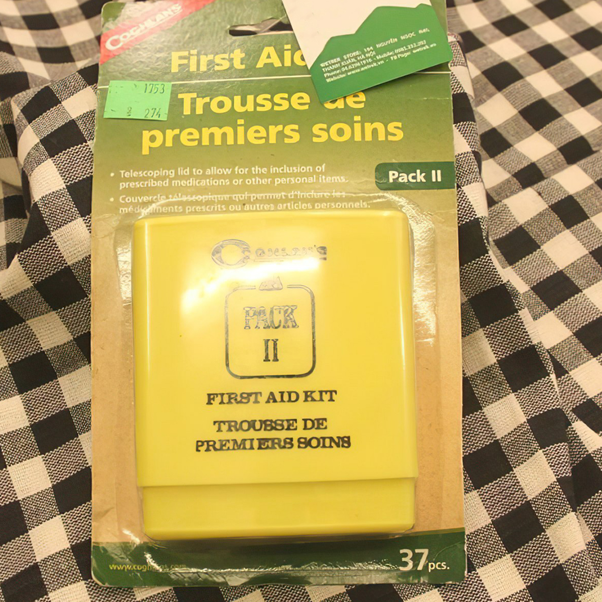 Bộ sơ cứu First Aid Kit Coghlans Pack II Công Ty TNHH ProCamping
