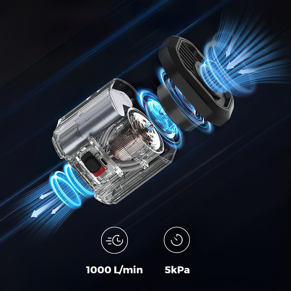 Flextail Evo Pump 3- 1000L/MIN Máy Bơm Hơi Đệm Gối Hơi Cắm Trại Đa Năng - Portable & Rechargeable Air Pump