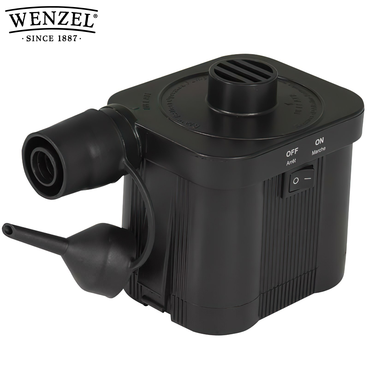Bơm hơi pin cắm trại Wenzel Battery Pump 4D