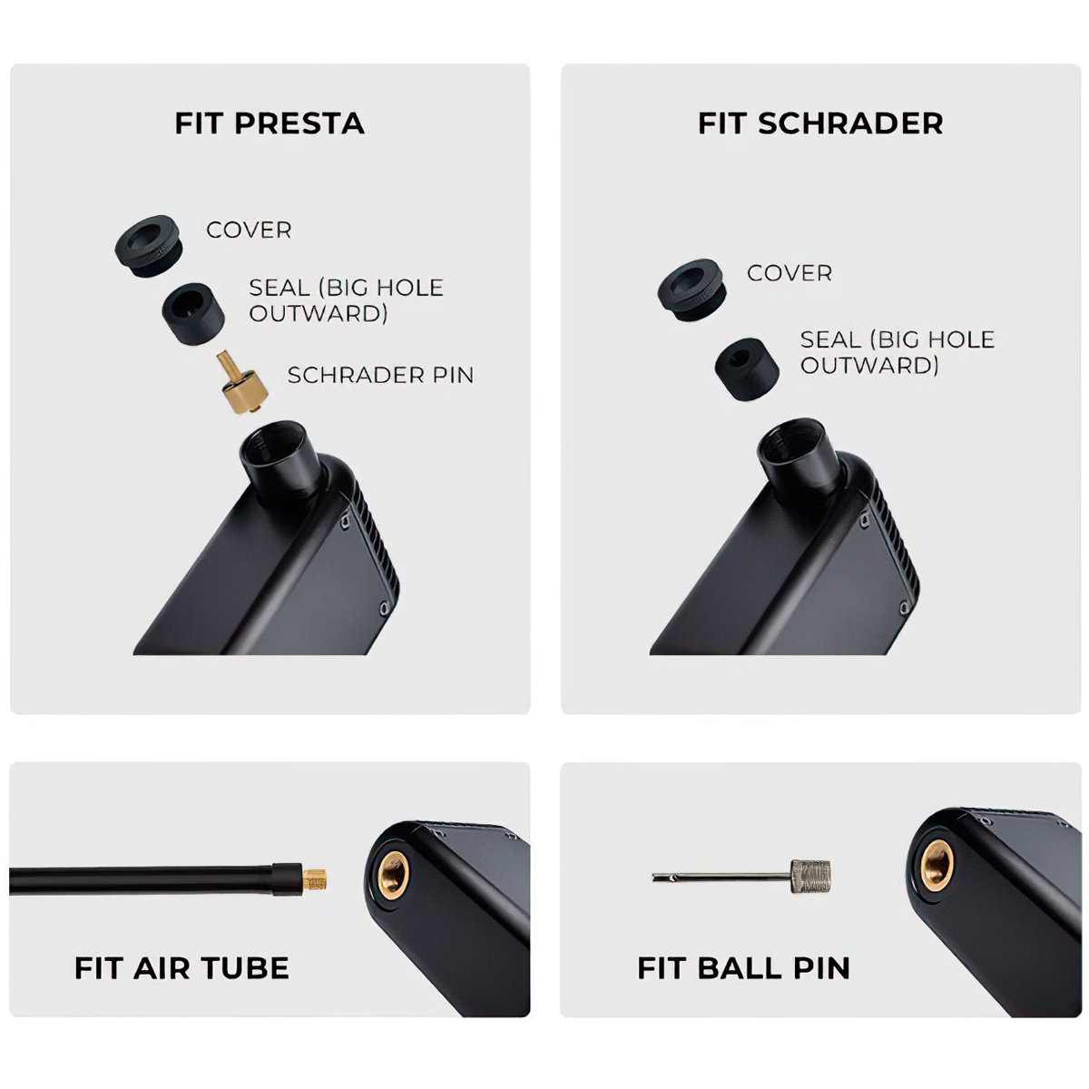 Flextail Tiny Bike Pump 100PSI Bơm Xe Đạp Bằng Điện Di Động