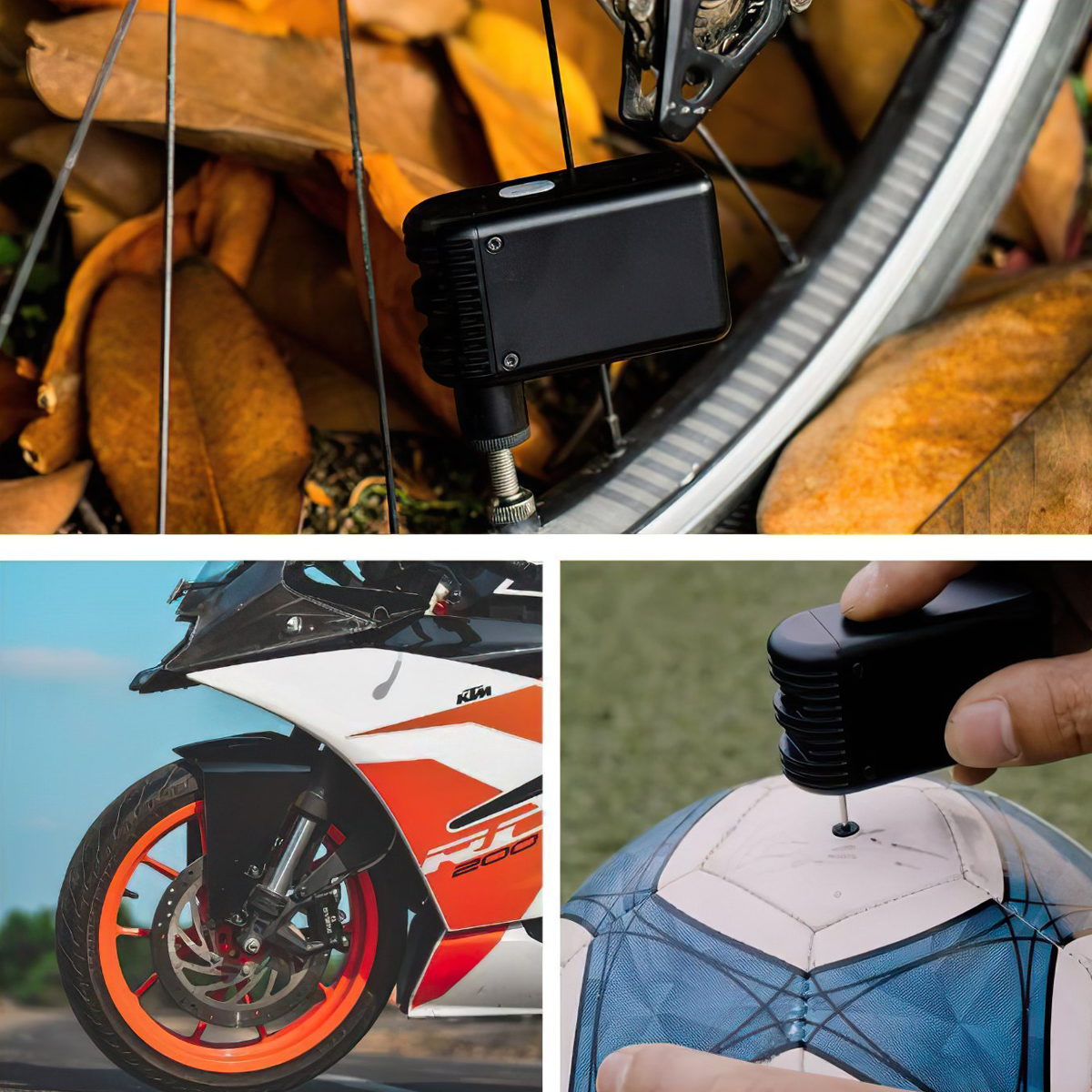 Flextail Tiny Bike Pump 100PSI Bơm Xe Đạp Bằng Điện Di Động