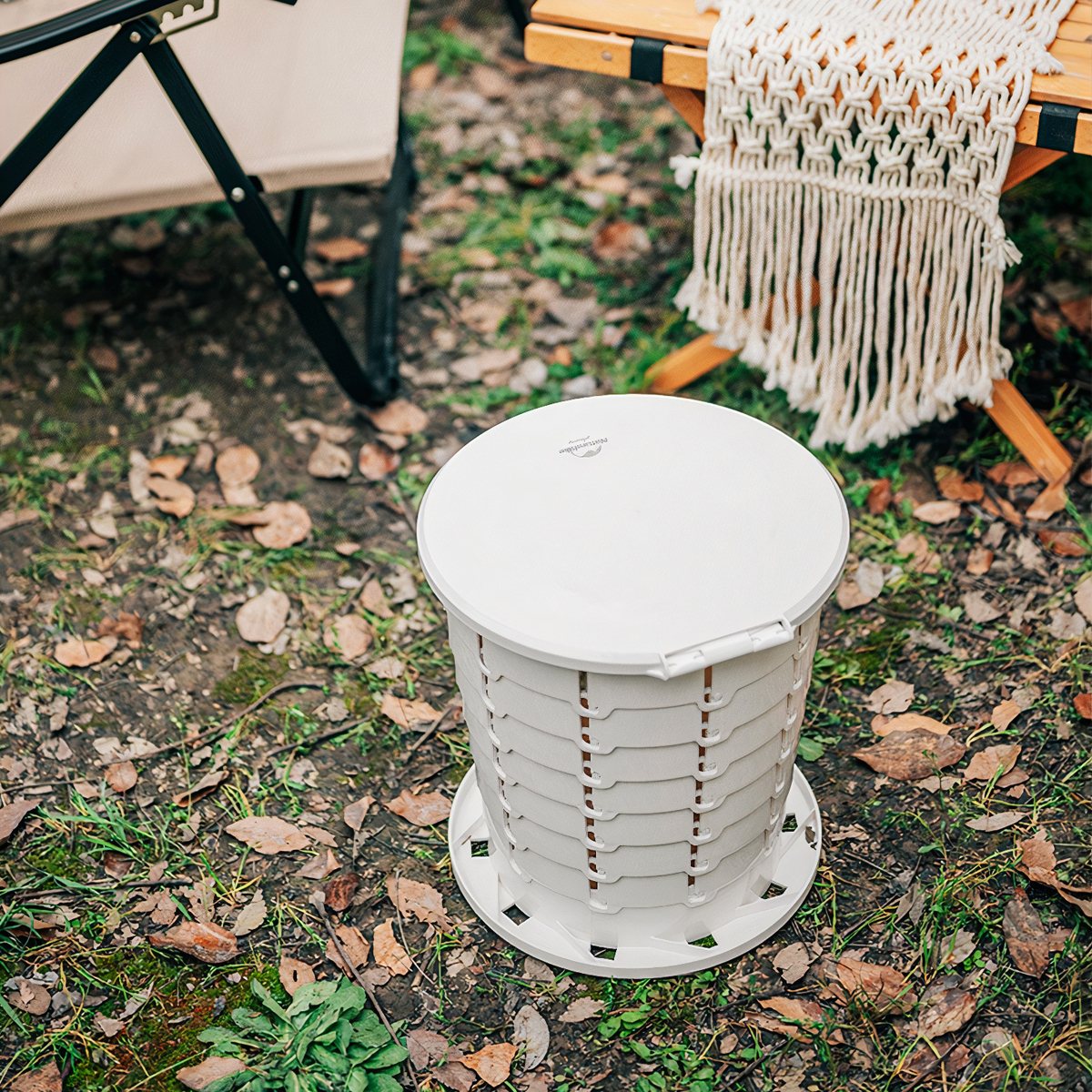 Naturehike NH22SJ00B Bồn Vệ Sinh Kiêm thùng Rác Cắm Trại Dã Ngoại Gấp Gọn Tiện Lợi