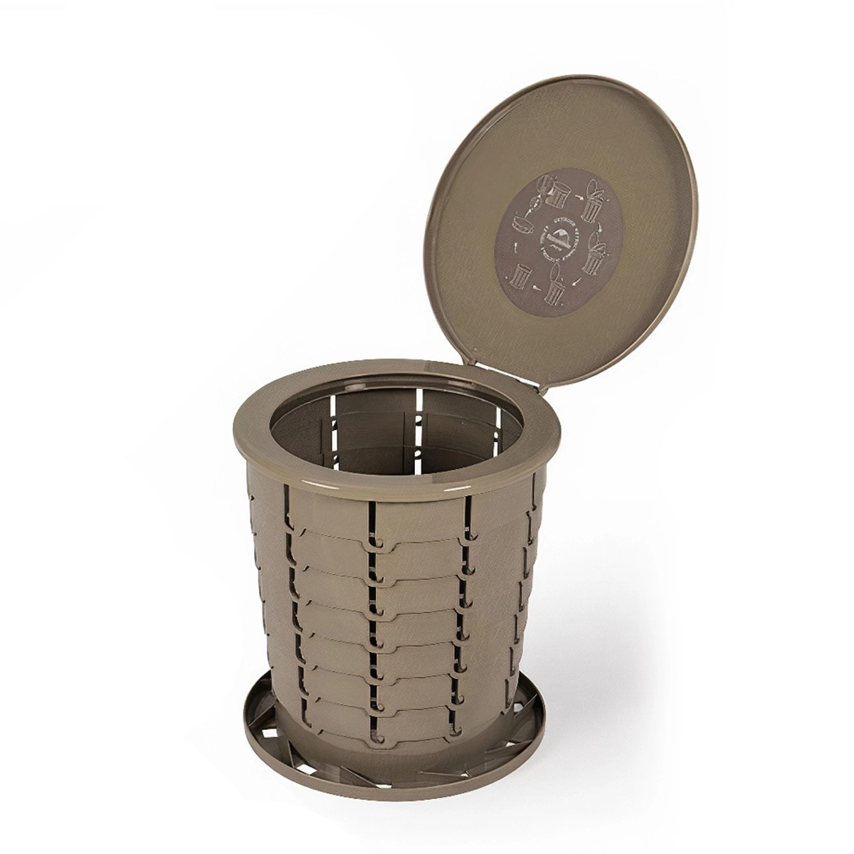 Naturehike NH22SJ00B Bồn Vệ Sinh Kiêm thùng Rác Cắm Trại Dã Ngoại Gấp Gọn Tiện Lợi