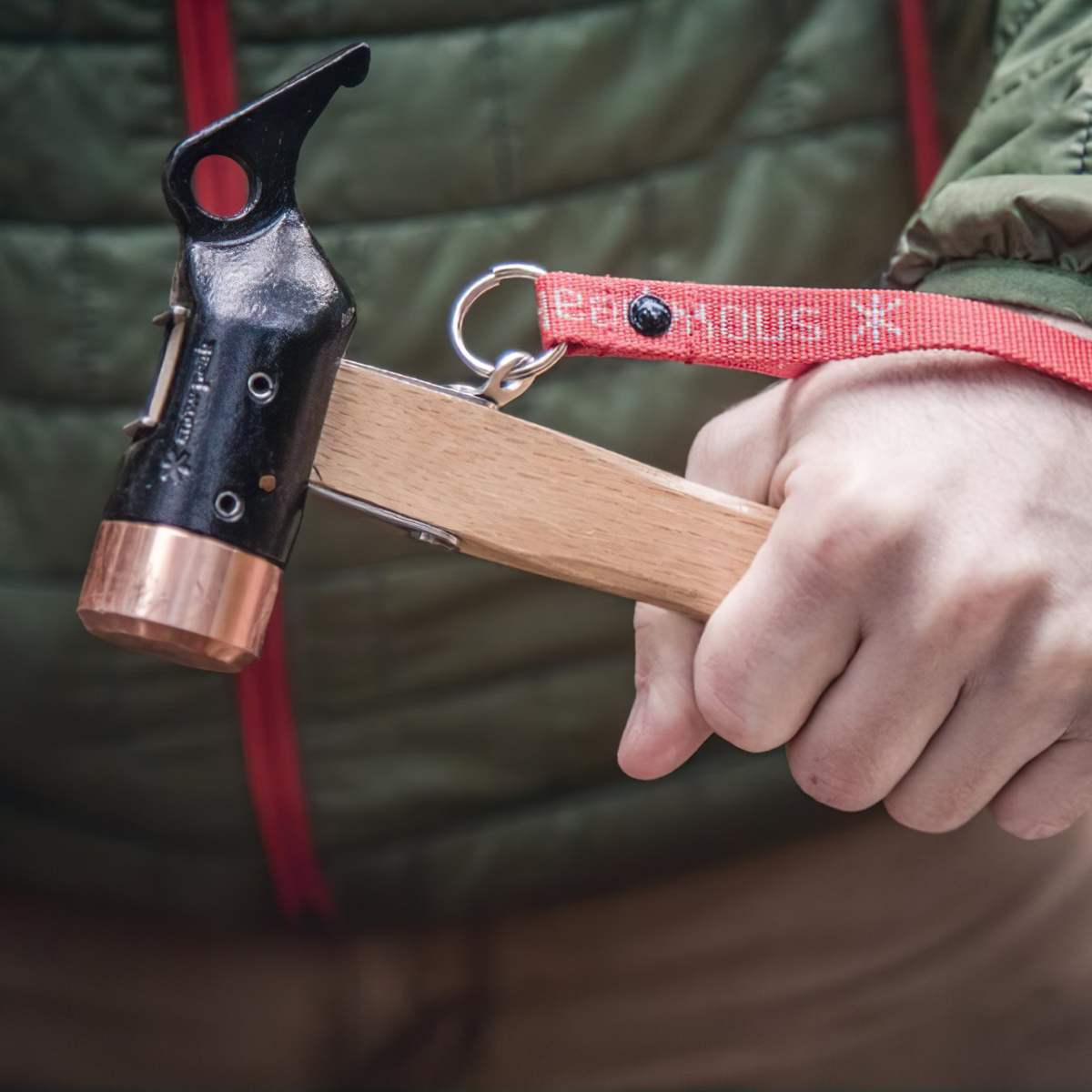 Búa Đa Năng Cắm Trại Du Lịch Snowpeak Copper Head Peg Hammer