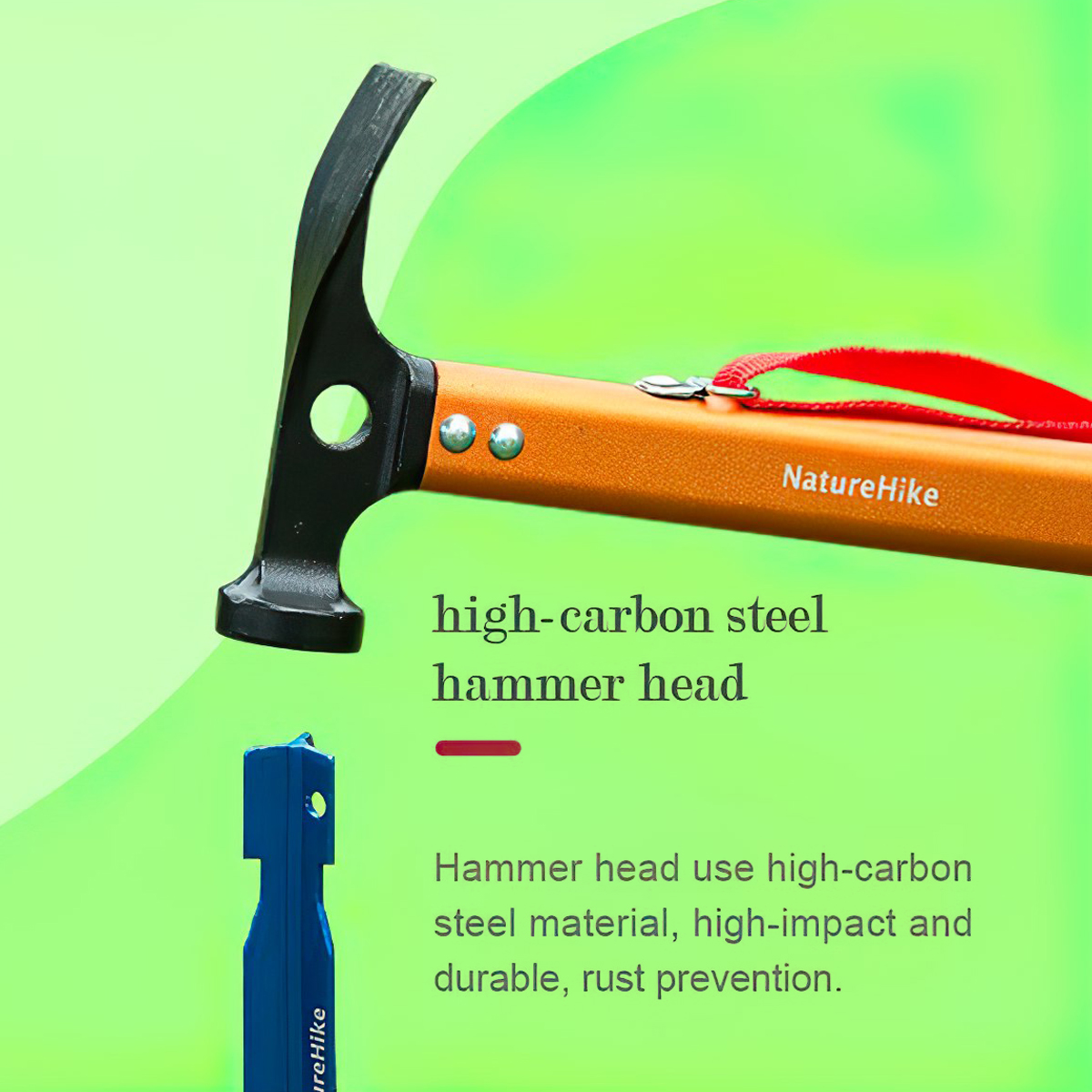 Búa Đa Năng Siêu Nhẹ Cắm Trại Naturehike