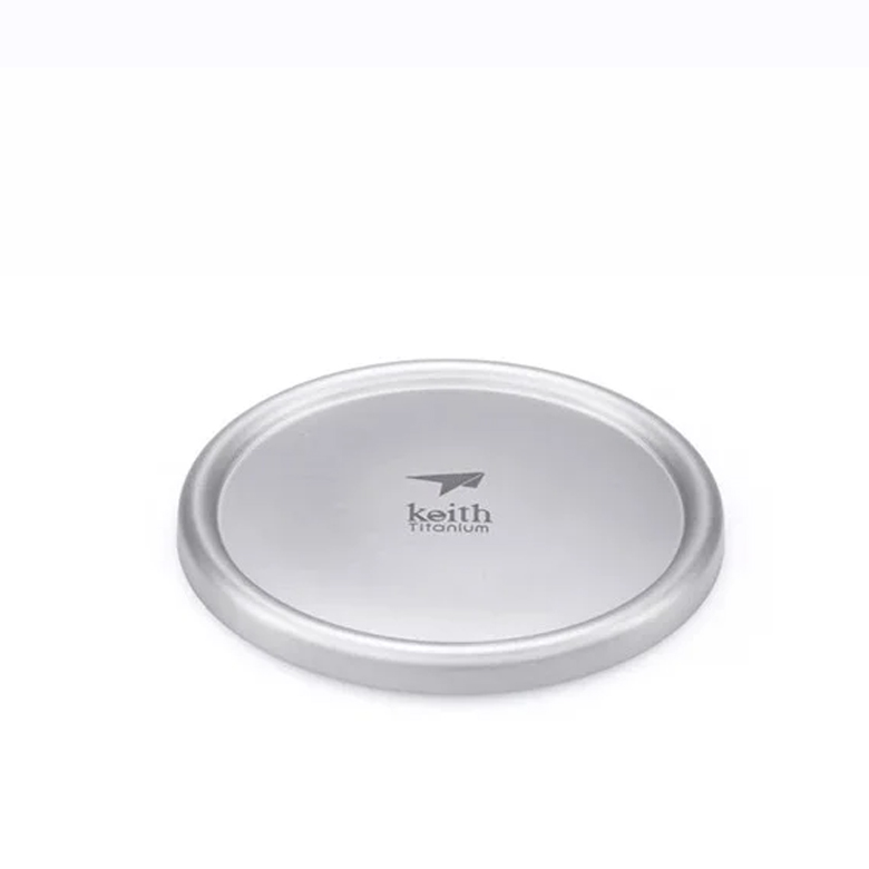 Ca Keith Double-Wall Titanium Mug with Folding Handle and Lid 300ml