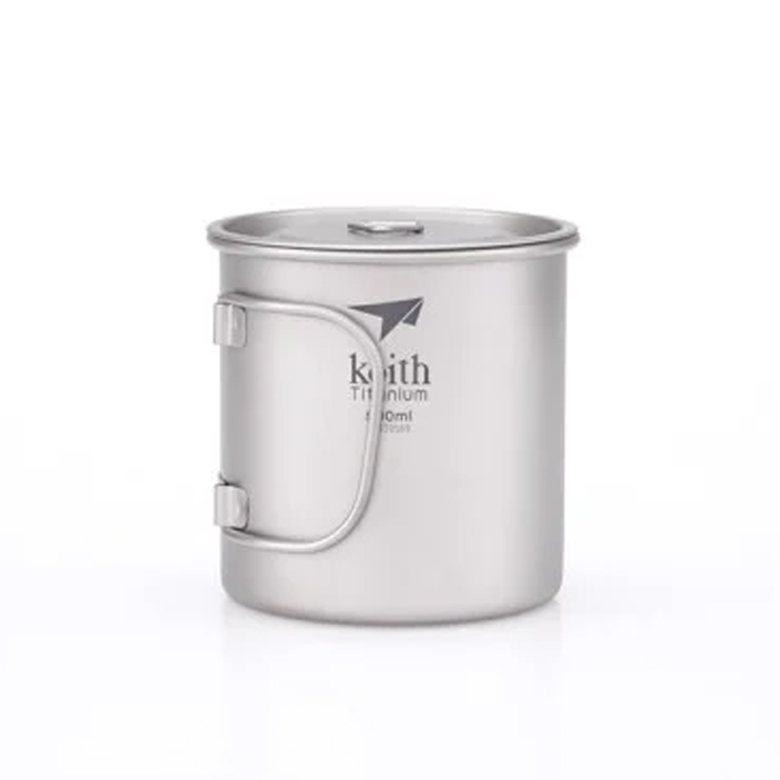 Ca titanium 1 lớp có tay cầm (500ml)