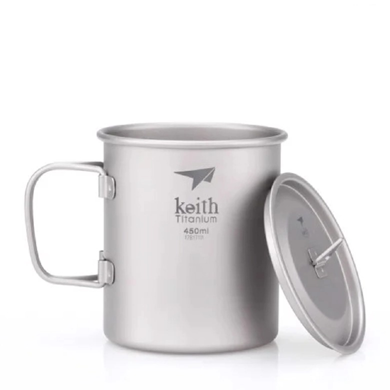 Ca titanium 1 lớp có tay cầm (450ml)