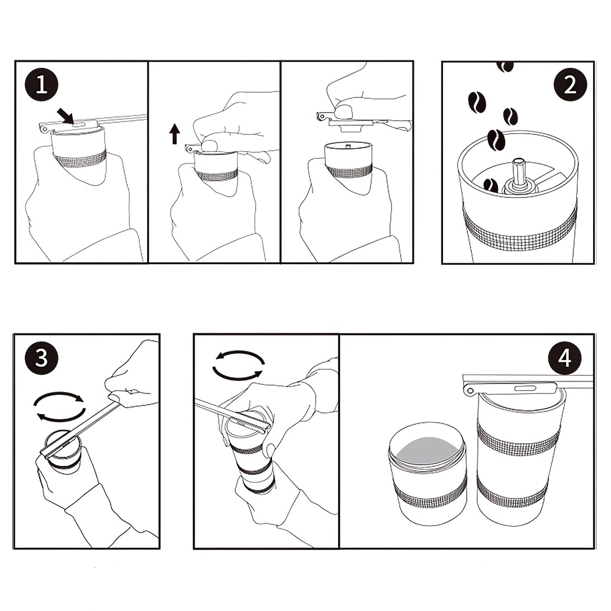 Campingmoon CC-115 CC-152 Cối Xay Cà Phê