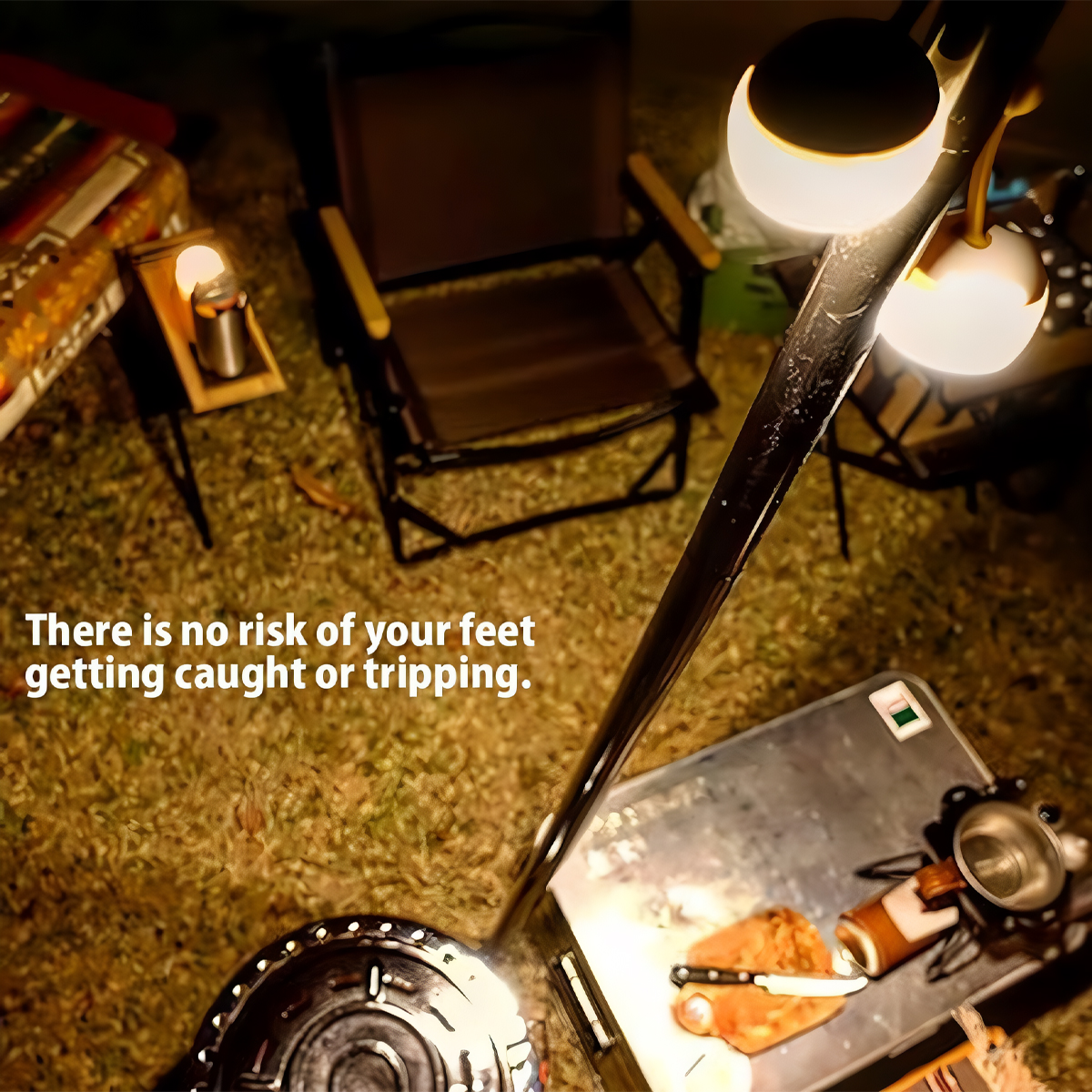 Campingmoon D-243 Cây Treo Đèn Dã Ngoại Cắm Trại 2 trong 1 ( có cọc đất + chân )
