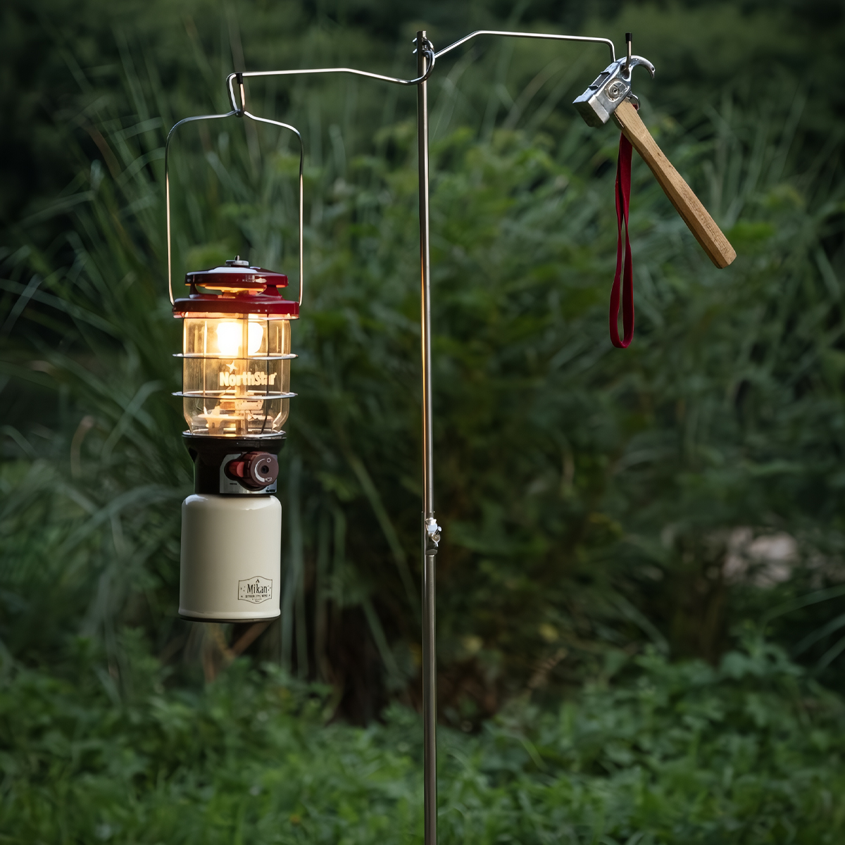 Campingmoon D-243 Cây Treo Đèn Dã Ngoại Cắm Trại 2 trong 1 ( có cọc đất + chân )
