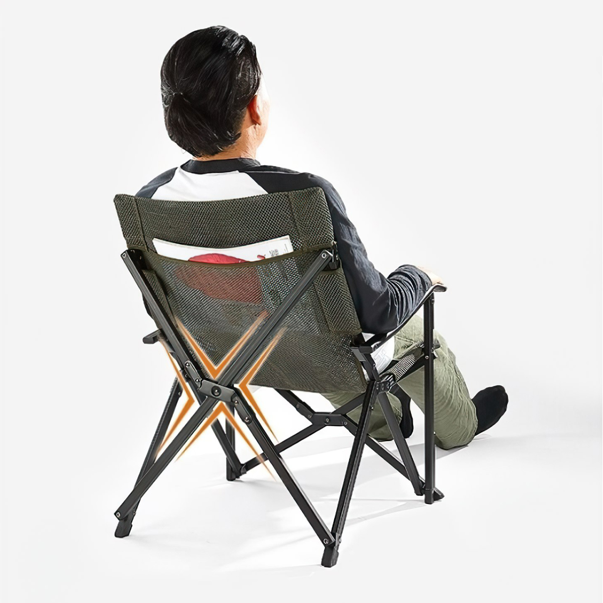 Campingmoon F-1003-W Ghế Lưới Owaga Xếp Gọn