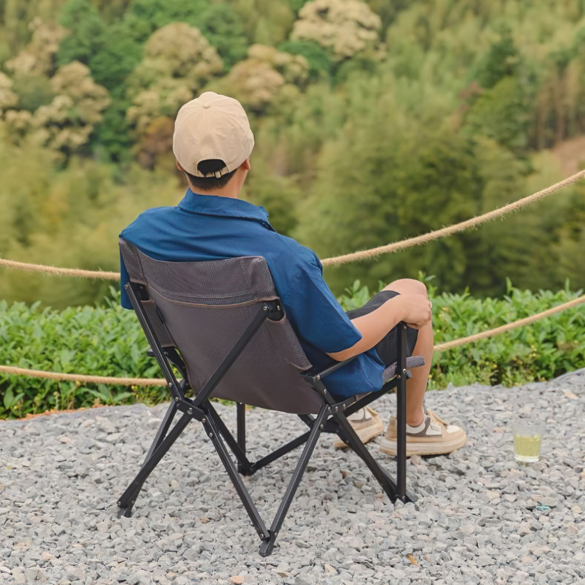 Campingmoon F-1003-W Ghế Lưới Owaga Xếp Gọn