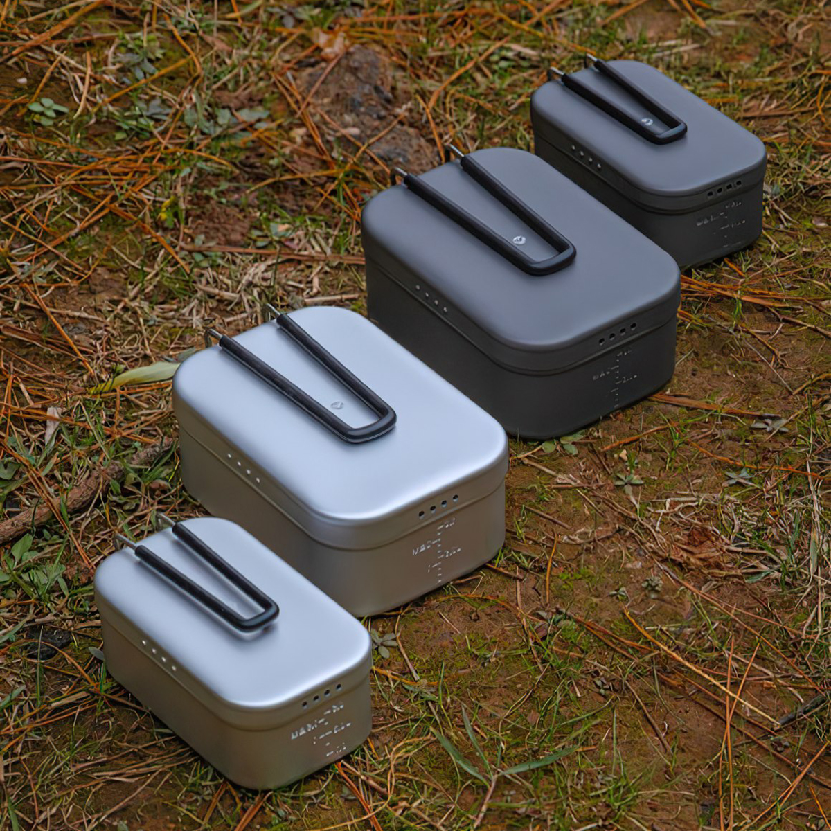 Campingmoon H-1609 / S-1609 Hộp Cơm Trưa Đa Năng Lunch Box Cắm Trại