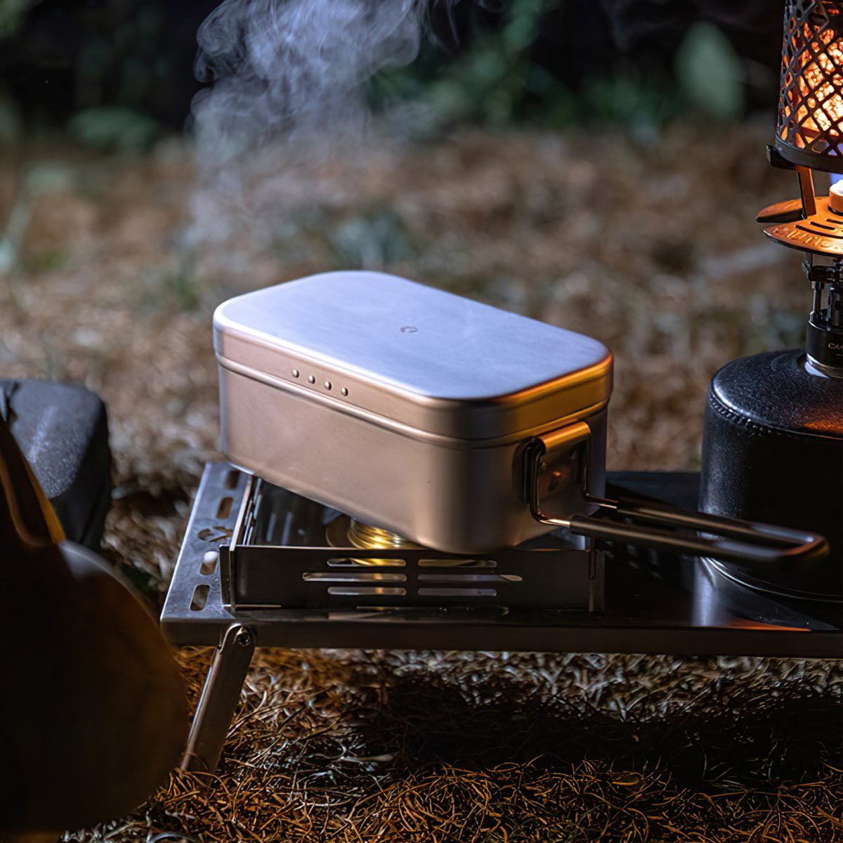 Campingmoon H-1609 / S-1609 Hộp Cơm Trưa Đa Năng Lunch Box Cắm Trại