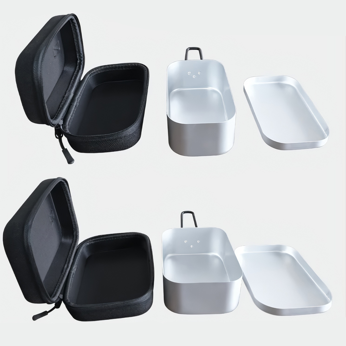 Campingmoon Hộp Đựng Đồ Dùng Chống Sốc Cắm Trại Lunch box S-1609-B / S-2013-B