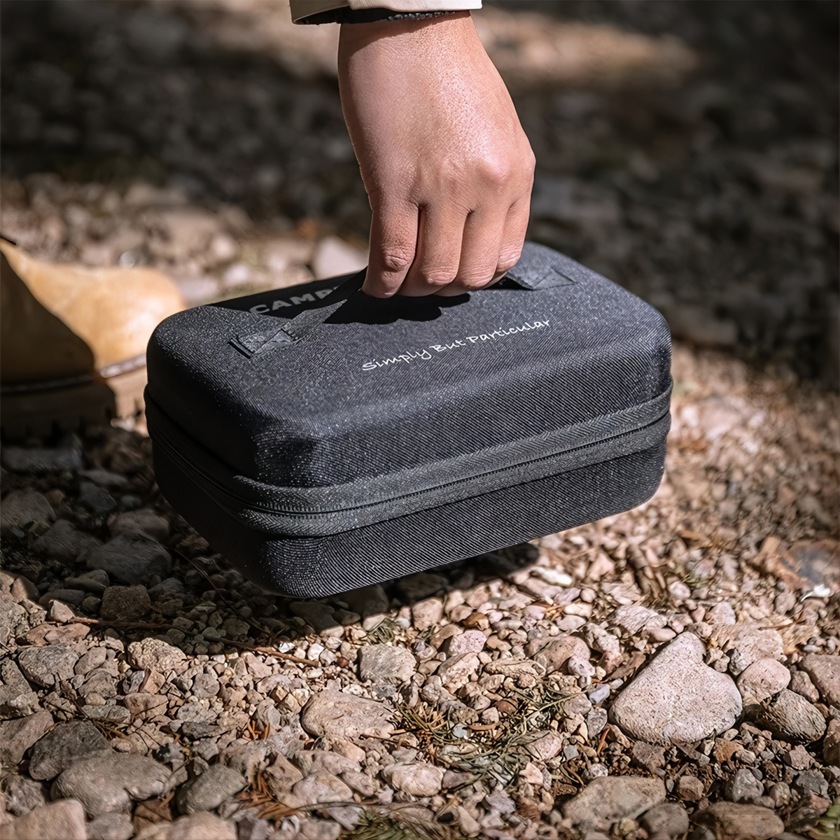 Campingmoon Hộp Đựng Đồ Dùng Chống Sốc Cắm Trại Lunch box S-1609-B / S-2013-B