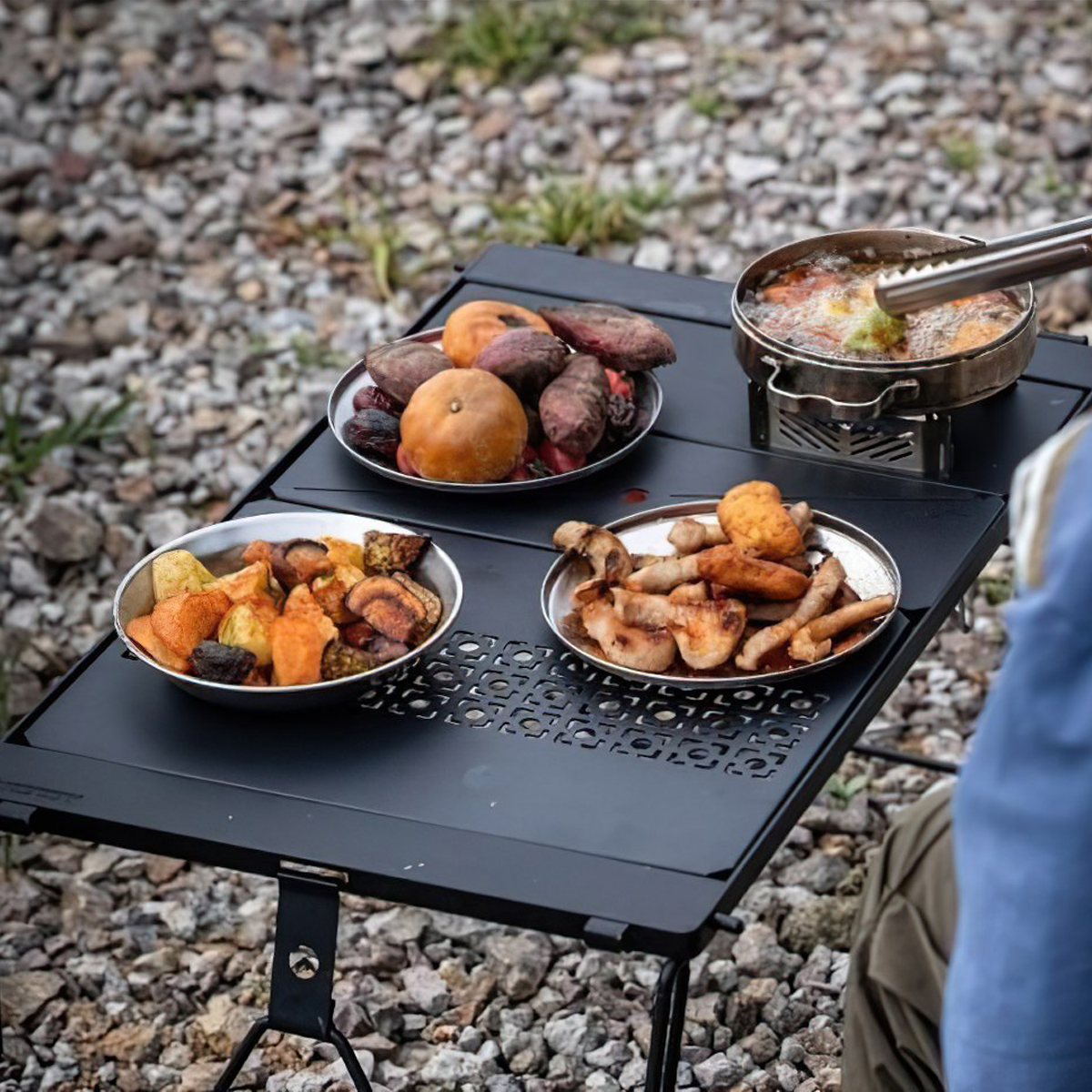 Campingmoon Igt Ck-25F-2P Mặt Bàn Nhôm Cắm Trại