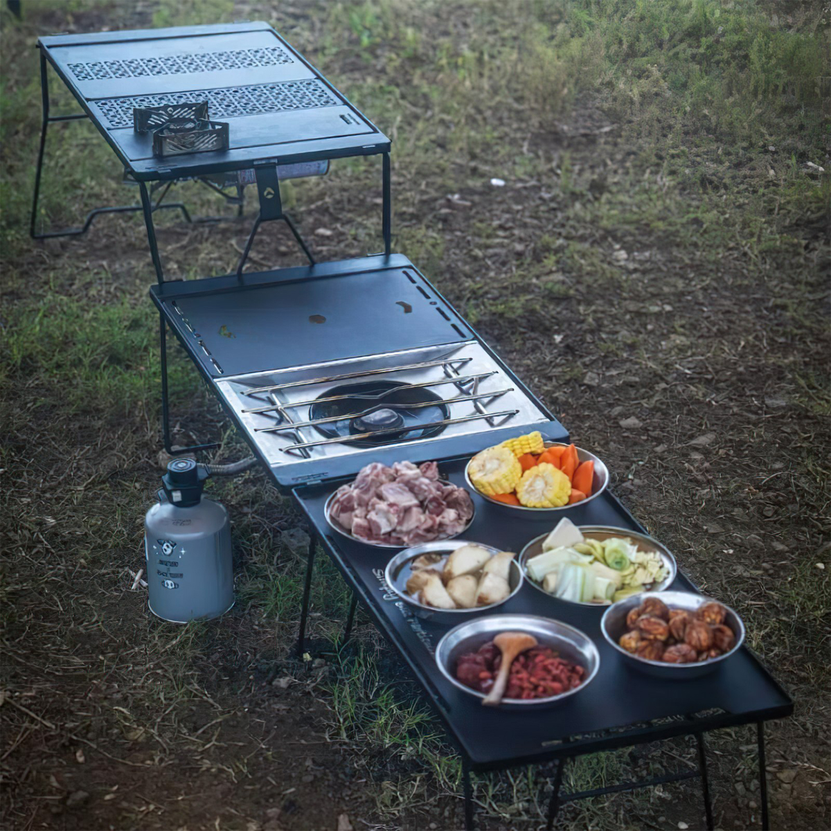 Campingmoon Igt Ck-25F-2P Mặt Bàn Nhôm Cắm Trại