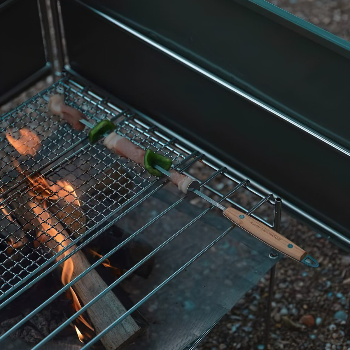 Campingmoon K480 Bộ Xiên Nướng BBQ (Bộ 08 Cái)