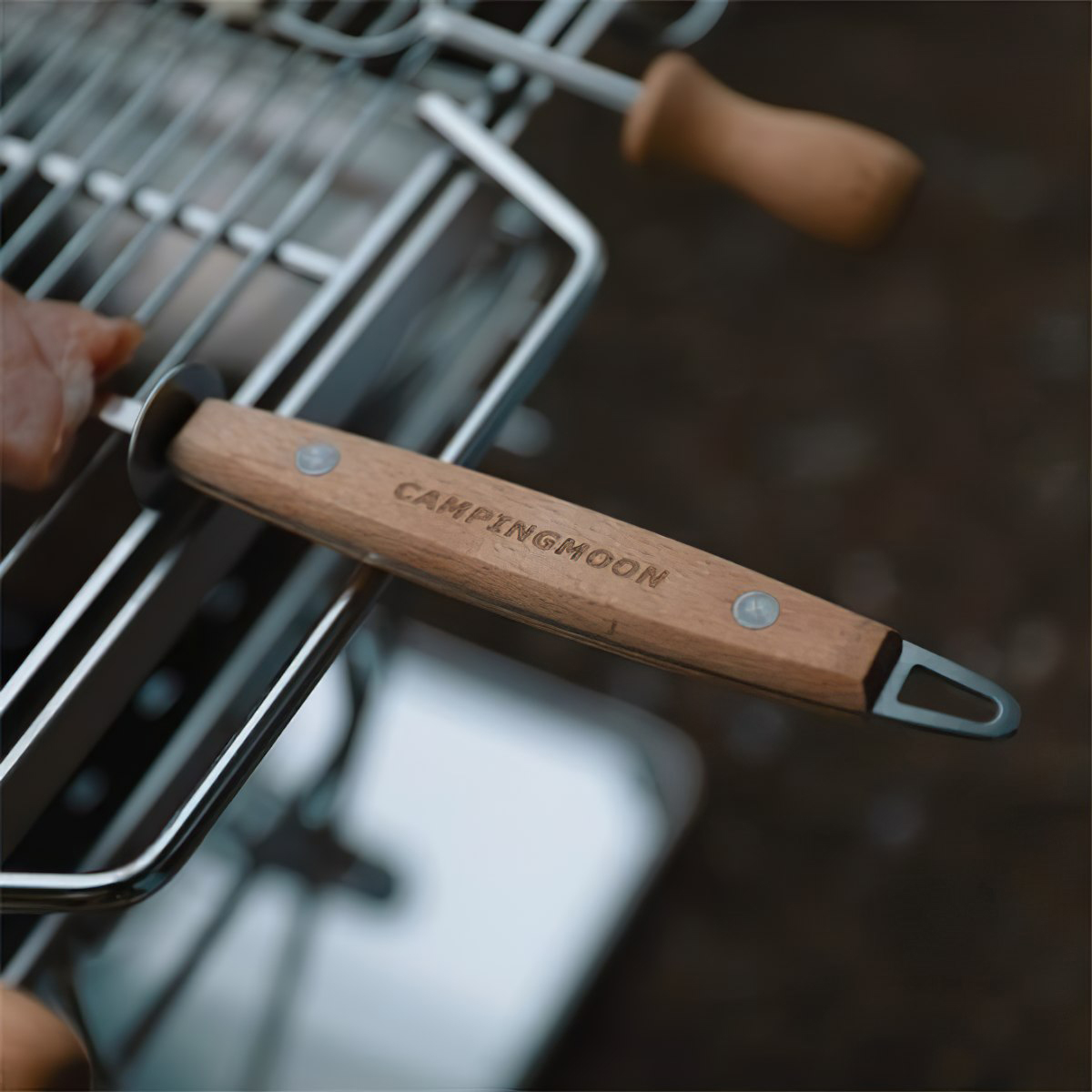 Campingmoon K480 Bộ Xiên Nướng BBQ (Bộ 08 Cái)