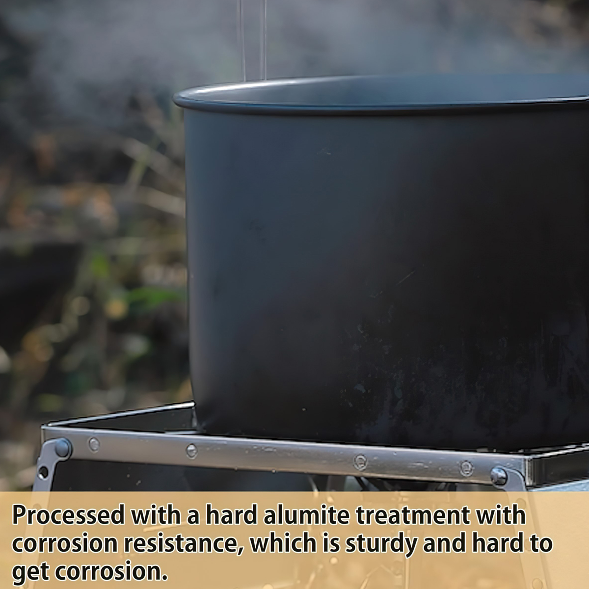 Campingmoon MC-230 (4 Lít) Nồi Treo Bằng Nhôm Dã Ngoại