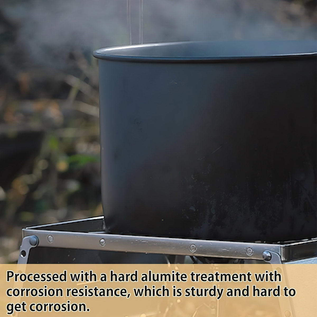 Campingmoon MC-255 (5.5 Lít) Nồi Treo Bằng Nhôm Dã Ngoại