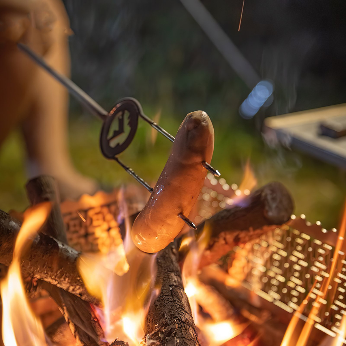 Campingmoon MK-4 Bộ Xiên Nướng BBQ (Bộ 04 Cái)