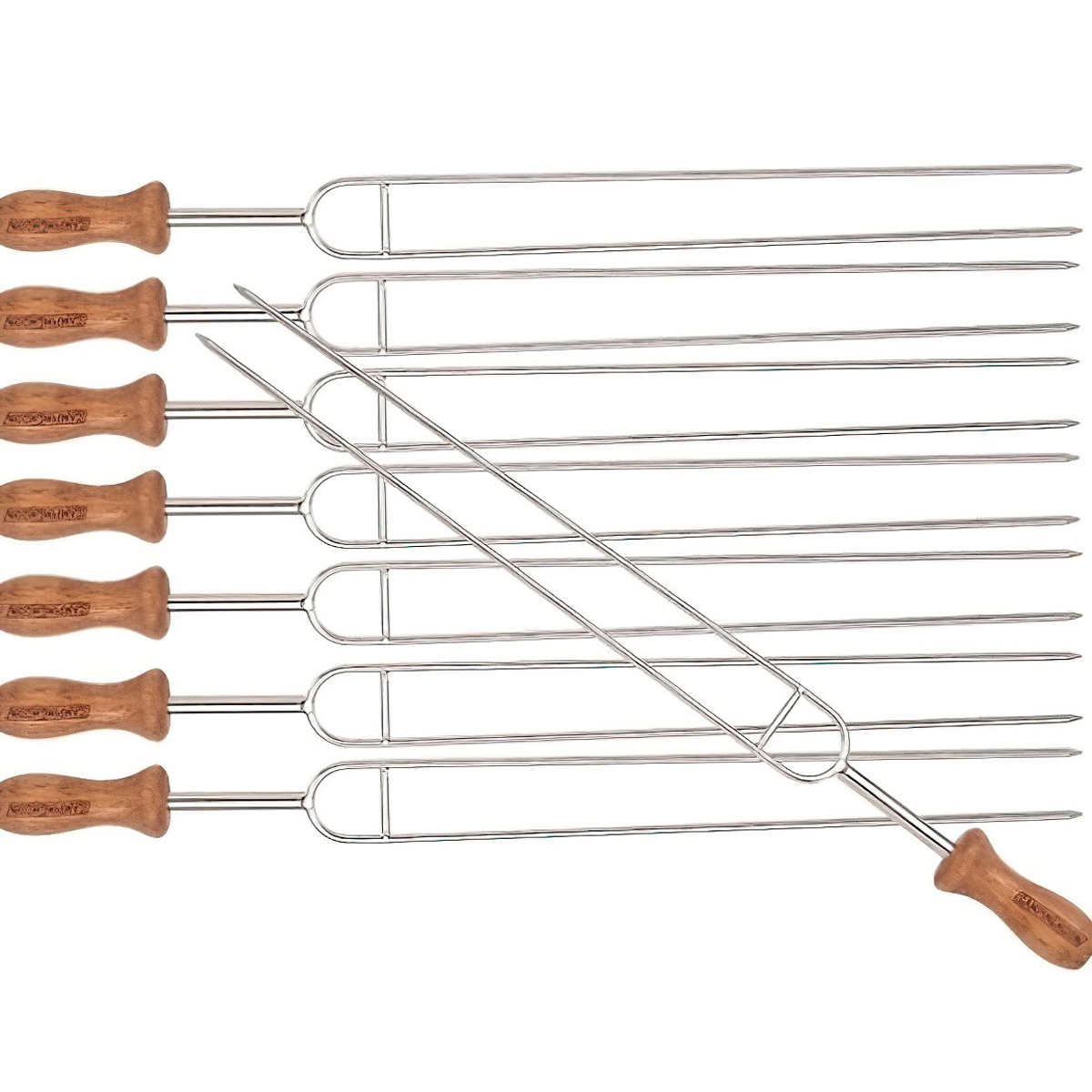 Campingmoon MK-8 Bộ Xiên Nướng BBQ 8 Cái