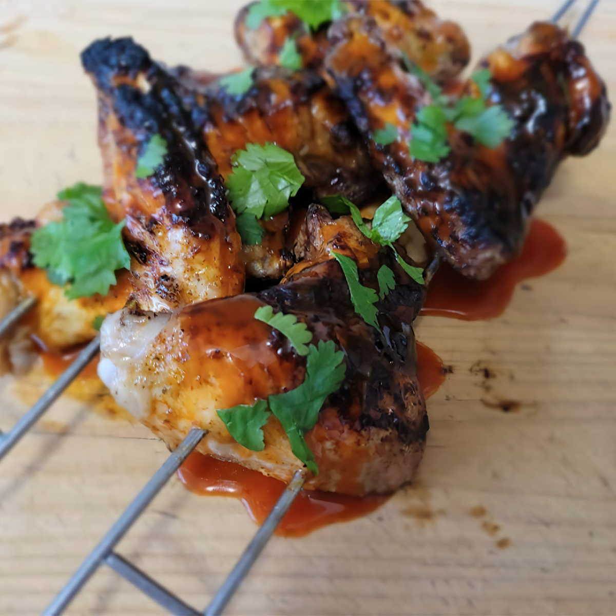 Campingmoon MK-8 Bộ Xiên Nướng BBQ 8 Cái