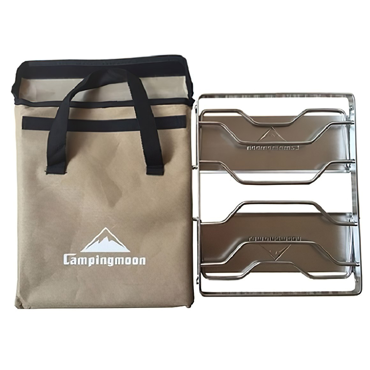 Campingmoon MS-1018 Khung Bếp Chắn Gió/ Kiềng Nấu Bếp