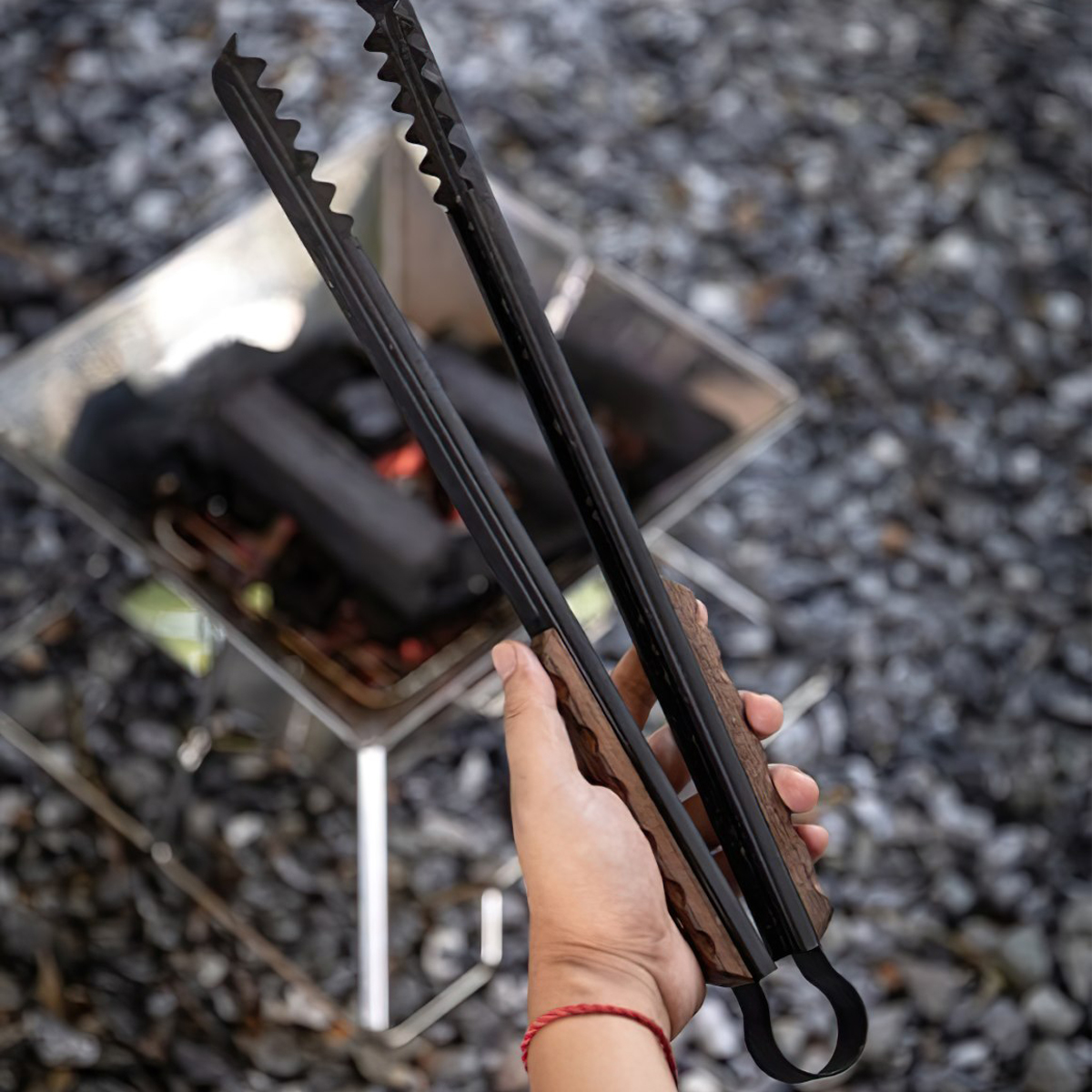 Campingmoon MS-40 / BKMS-41 Kẹp Gắp Đồ Nướng BBQ Alligator Clip Cắm Trại
