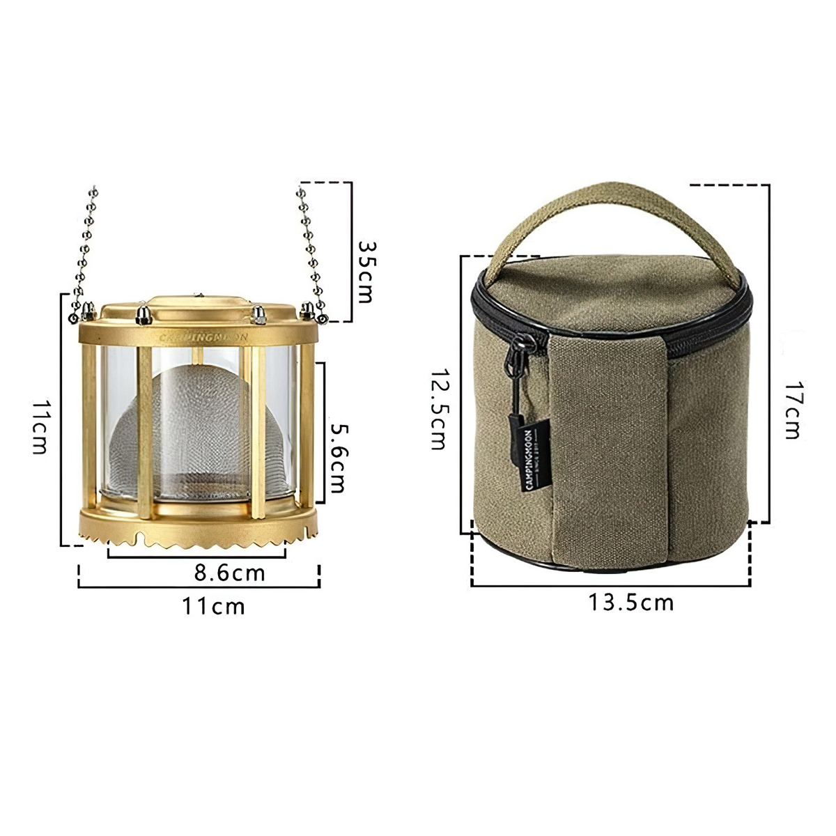 Campingmoon NX-90 Đèn Sưởi Gas Cắm Trại