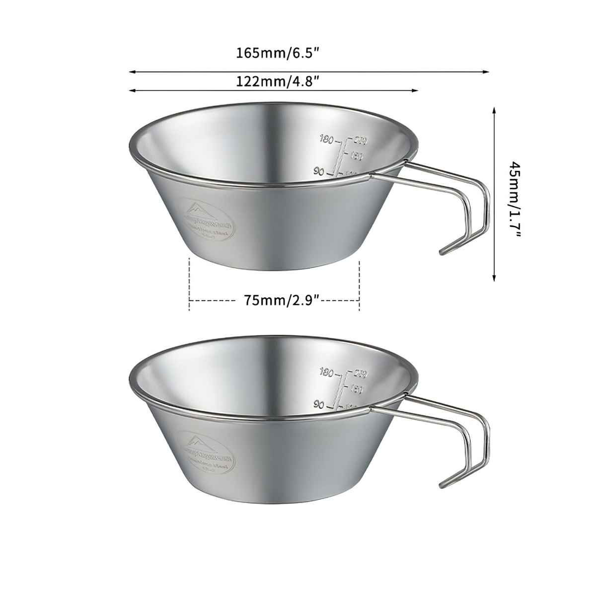 Campingmoon S220 Chén Ăn 310ML Dã Ngoại