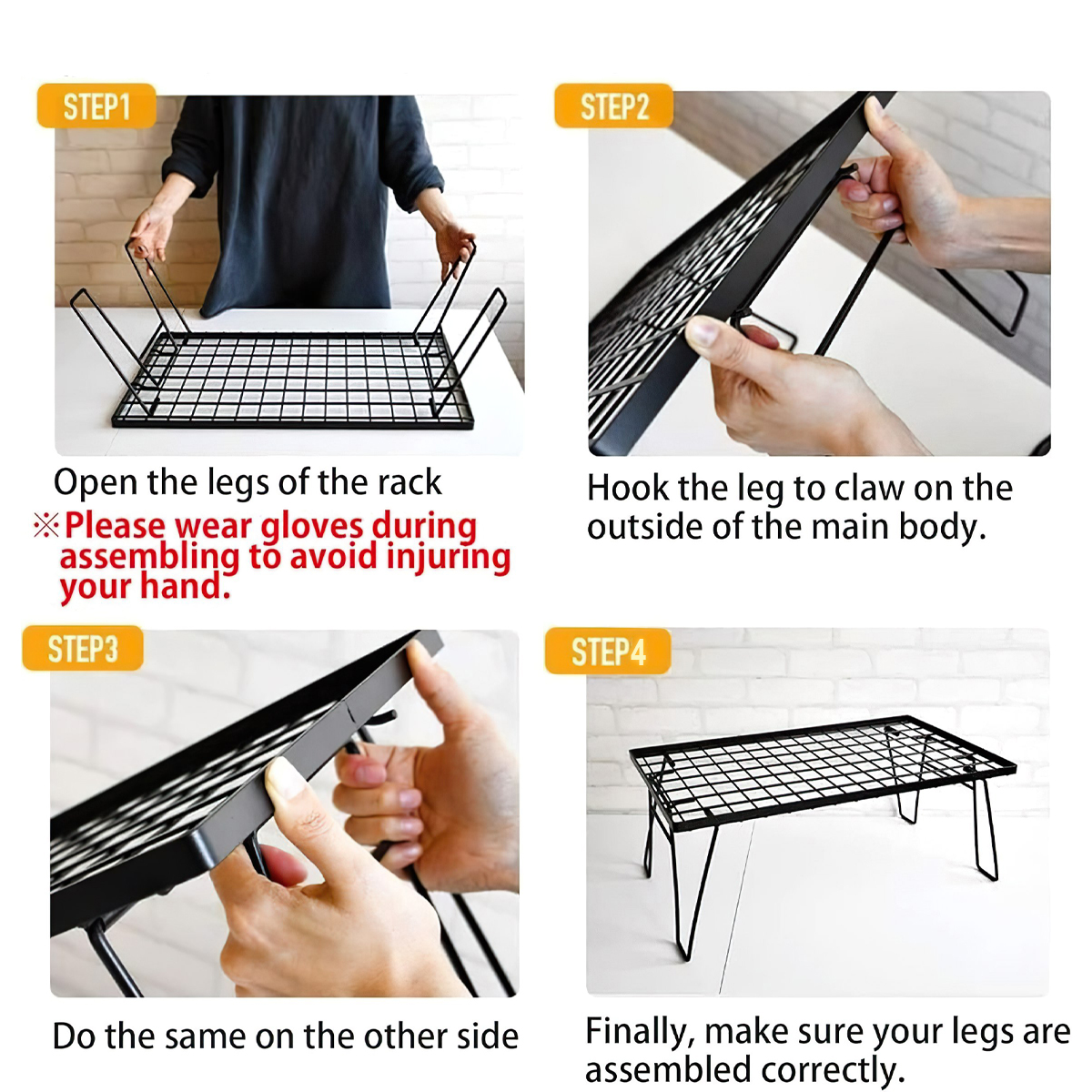 Campingmoon T-230A-2T Kệ Đôi Inox Để Đồ Dã Ngoại