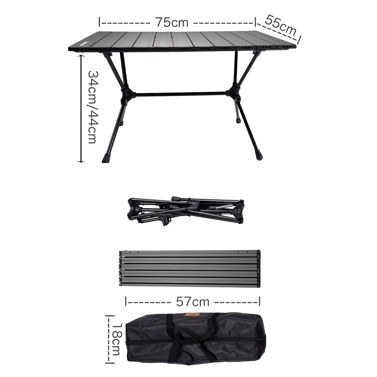 Campingmoon T-520 Bàn Nhôm Gấp Gọn Dã Ngoại