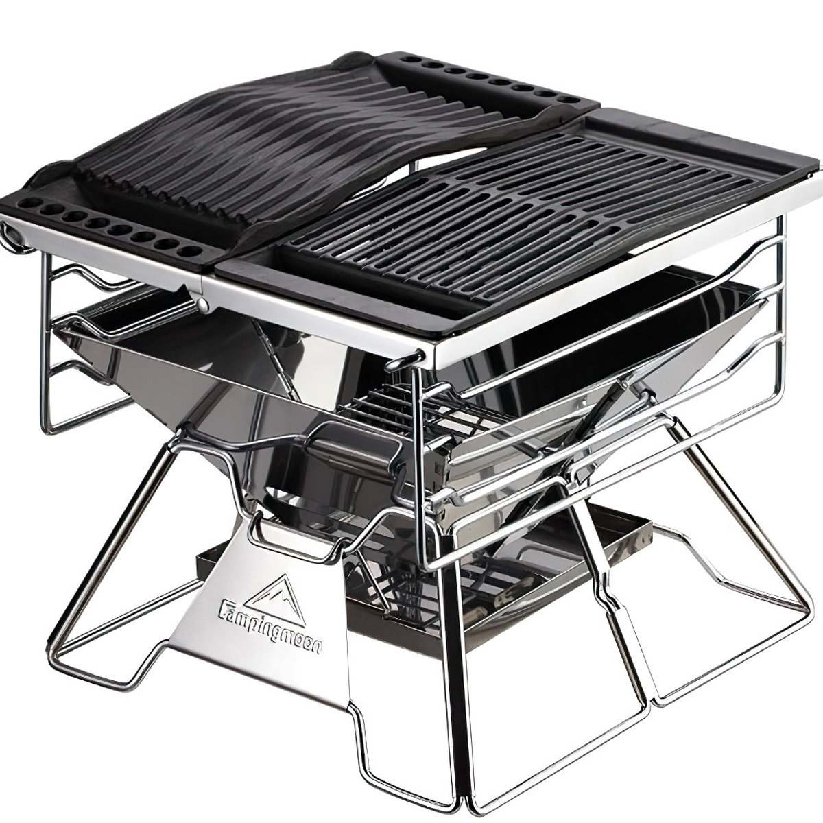 Campingmoon W3 Phụ Kiện Khay Nướng BBQ Chống Dính