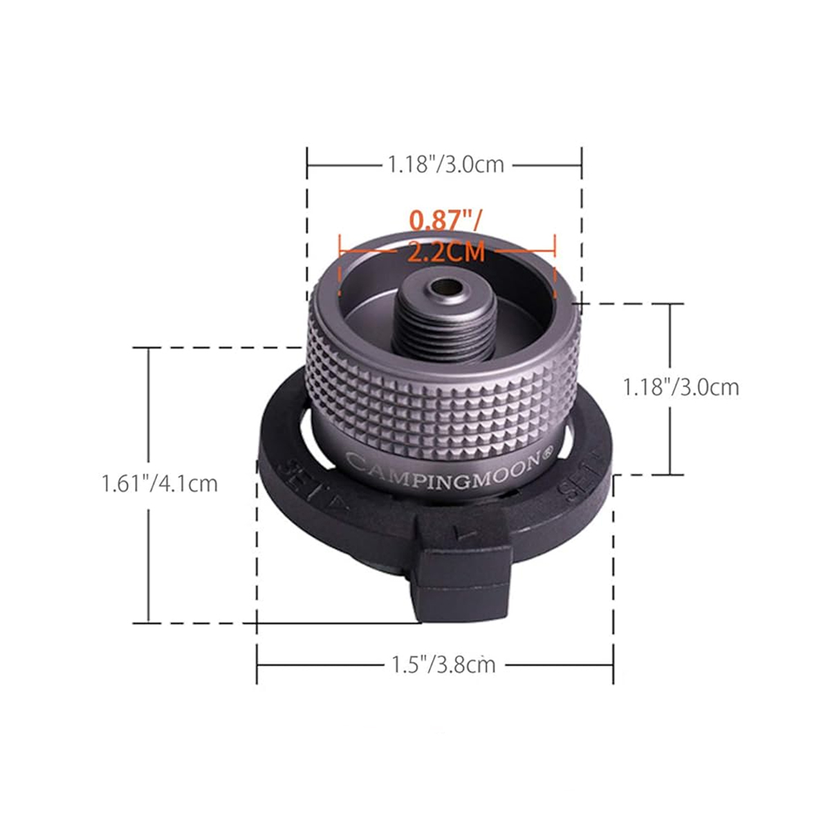 Campingmoon Z11 Phụ Kiện Đầu Chuyển Adapter Nối Bình Gas Mini IPB