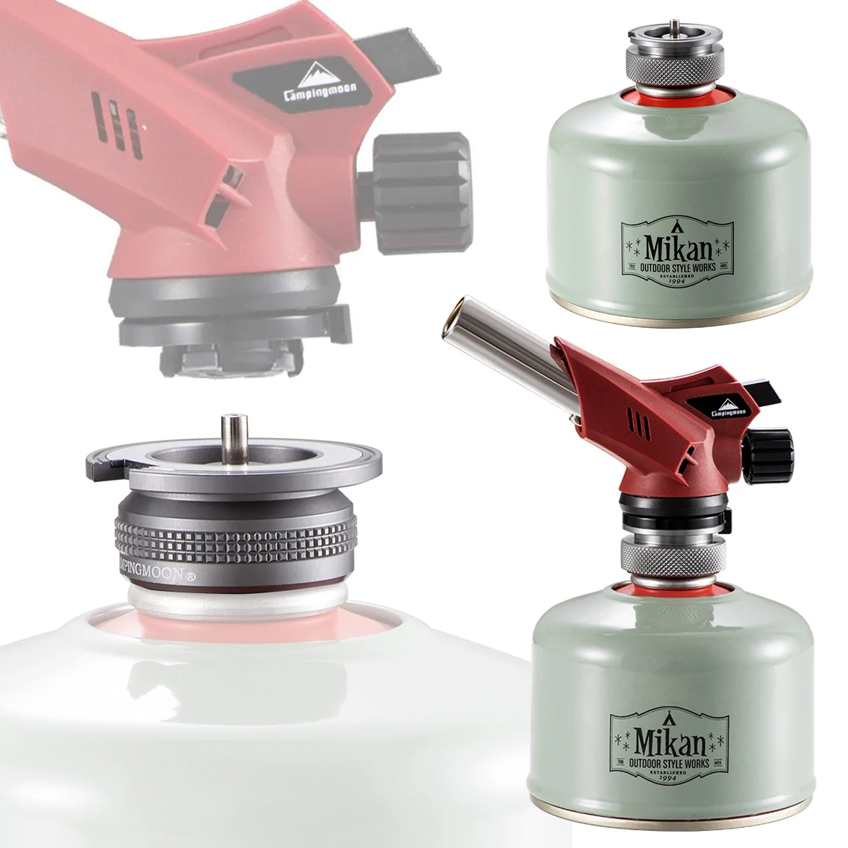 Campingmoon Z13M Phụ Kiện Đầu Chuyển Bình Gas Mini IPB Adapter