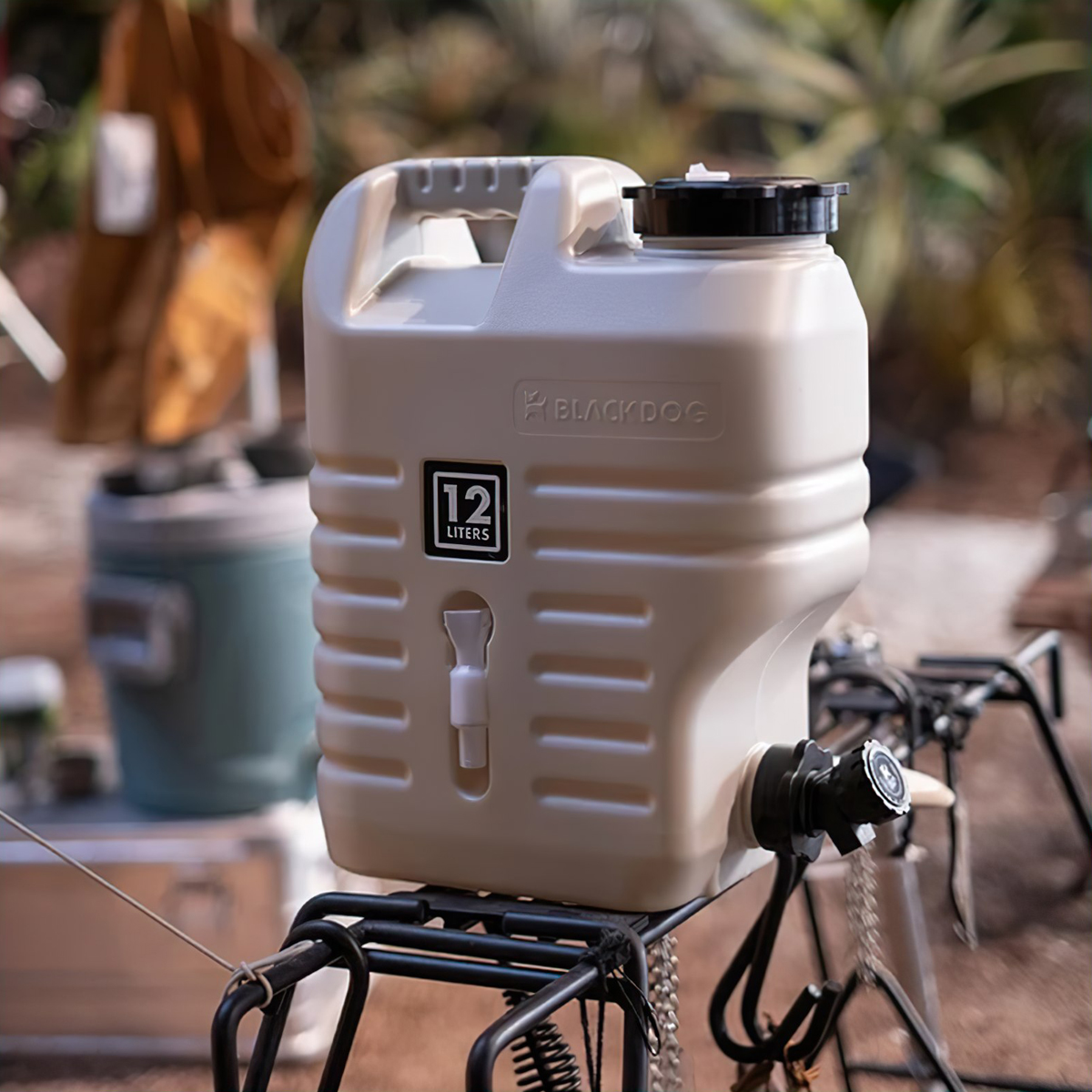 Can Đựng Nước Cắm Traị Du Lịch Có Vòi 12L Blackdog Pe Water Bucket