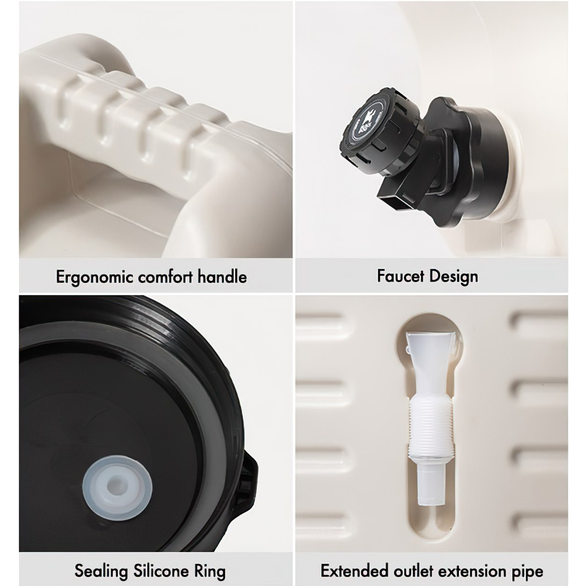 Can Đựng Nước Cắm Traị Du Lịch Có Vòi 12L Blackdog Pe Water Bucket