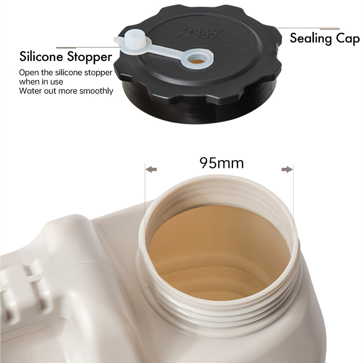 Can Đựng Nước Cắm Traị Du Lịch Có Vòi 12L Blackdog Pe Water Bucket