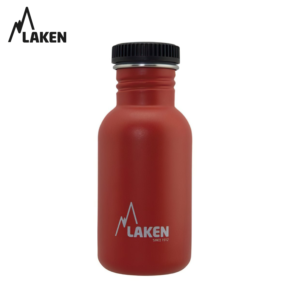 Chai nước thép Laken Basic Steel 0.5L Nắp nhựa