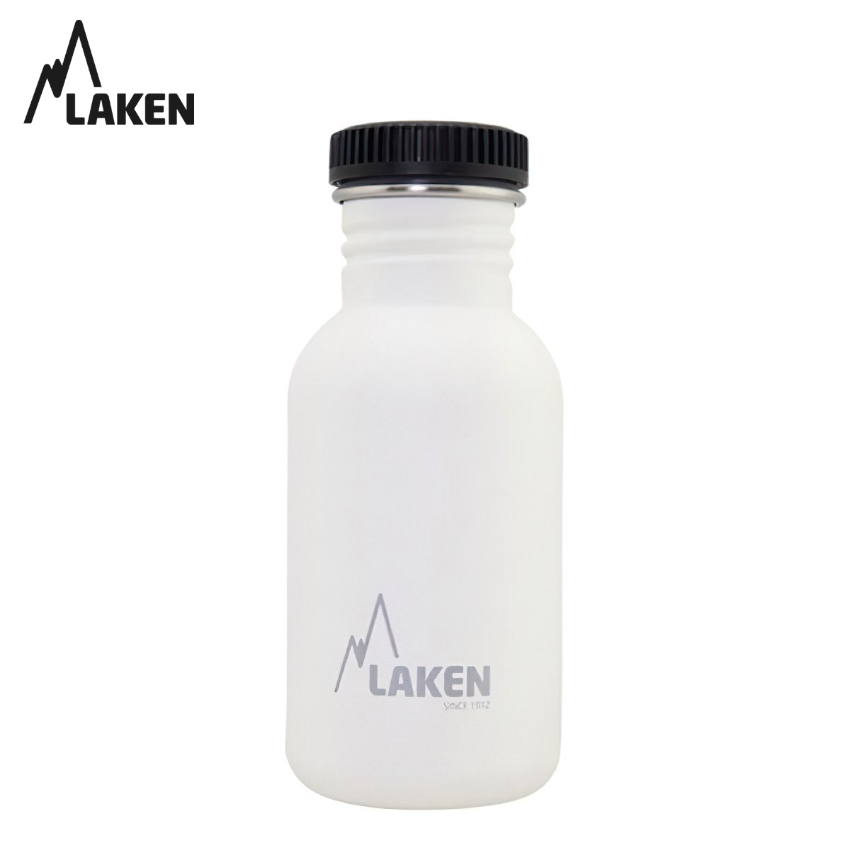 Chai nước thép Laken Basic Steel 0.5L Nắp nhựa