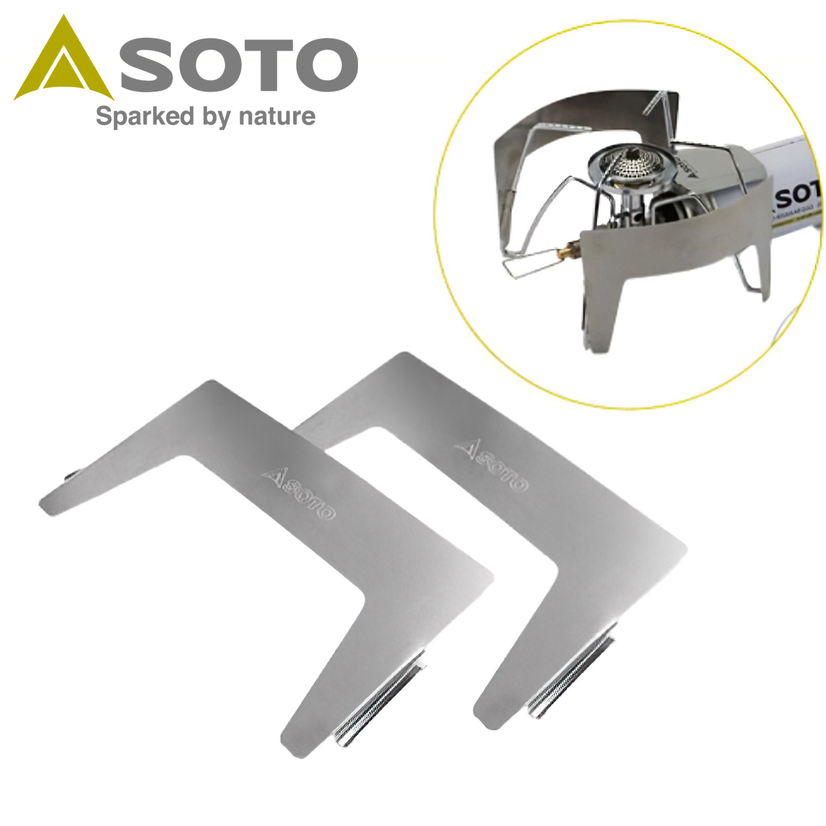 Chắn Gió Bếp Gas Cắm Trại Du Lịch Soto Regulator