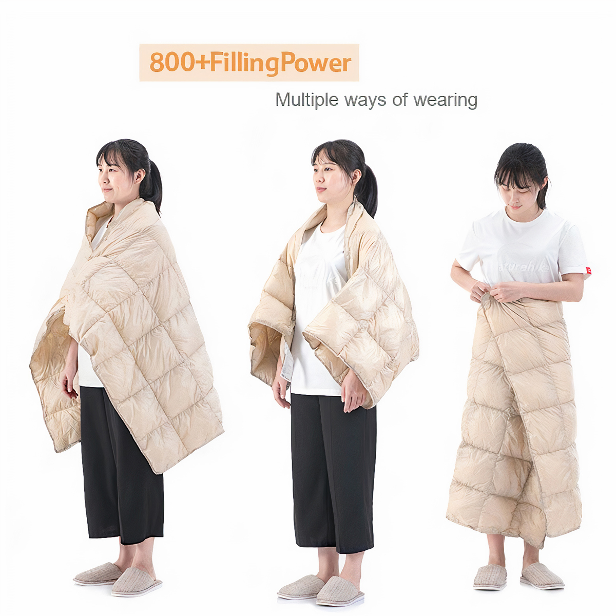 Naturehike NH19LY010 Chăn Lông Ngỗng Mang Đi Du Lịch – Cắm Trại