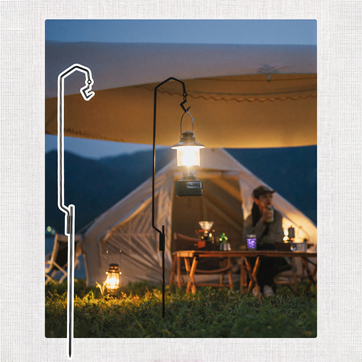 Chân Treo Đèn Đơn Cắm Trại – Du Lịch Naturehike