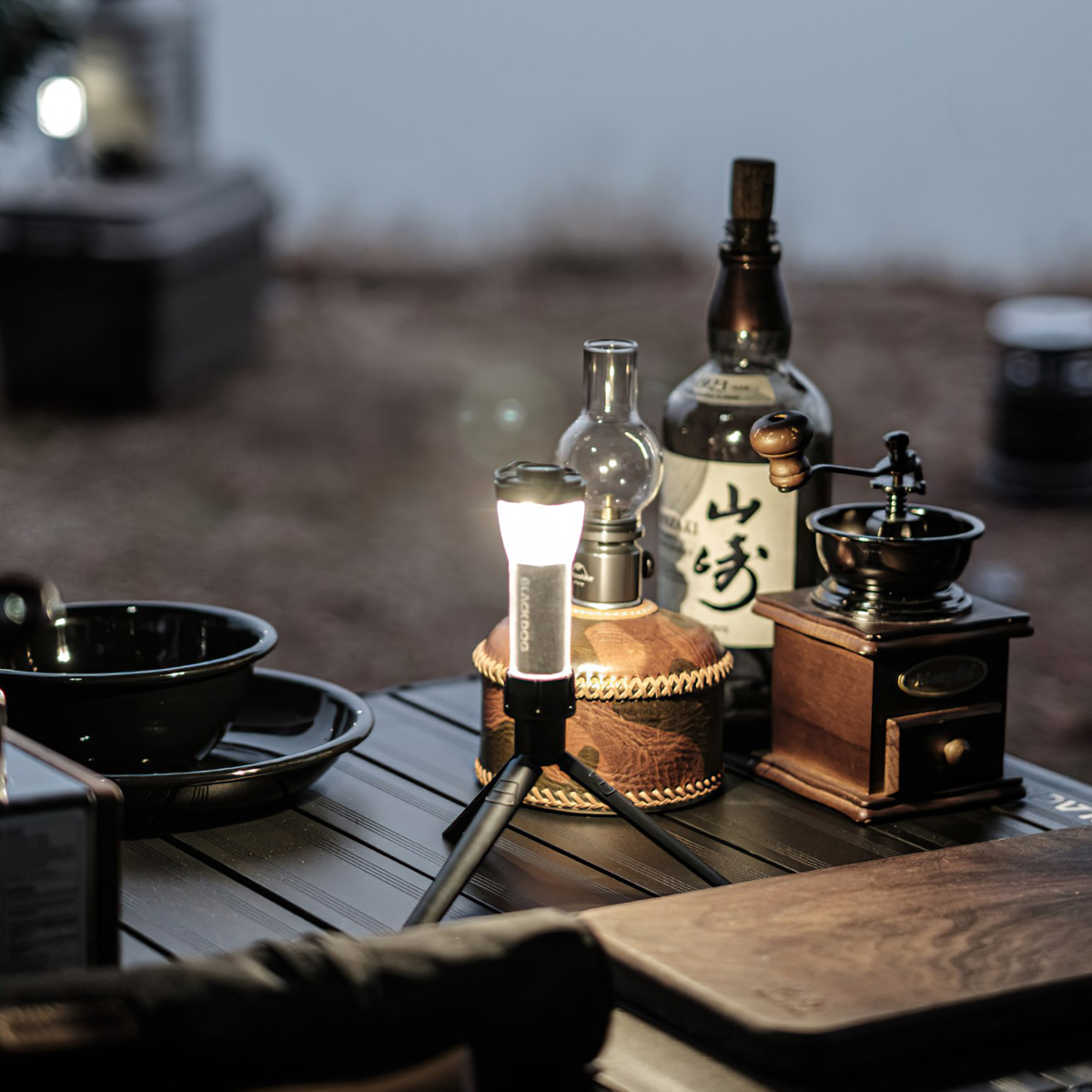 Chân Tripod Đèn Cắm Trại Blackdog Aluminum Alloy Tripod