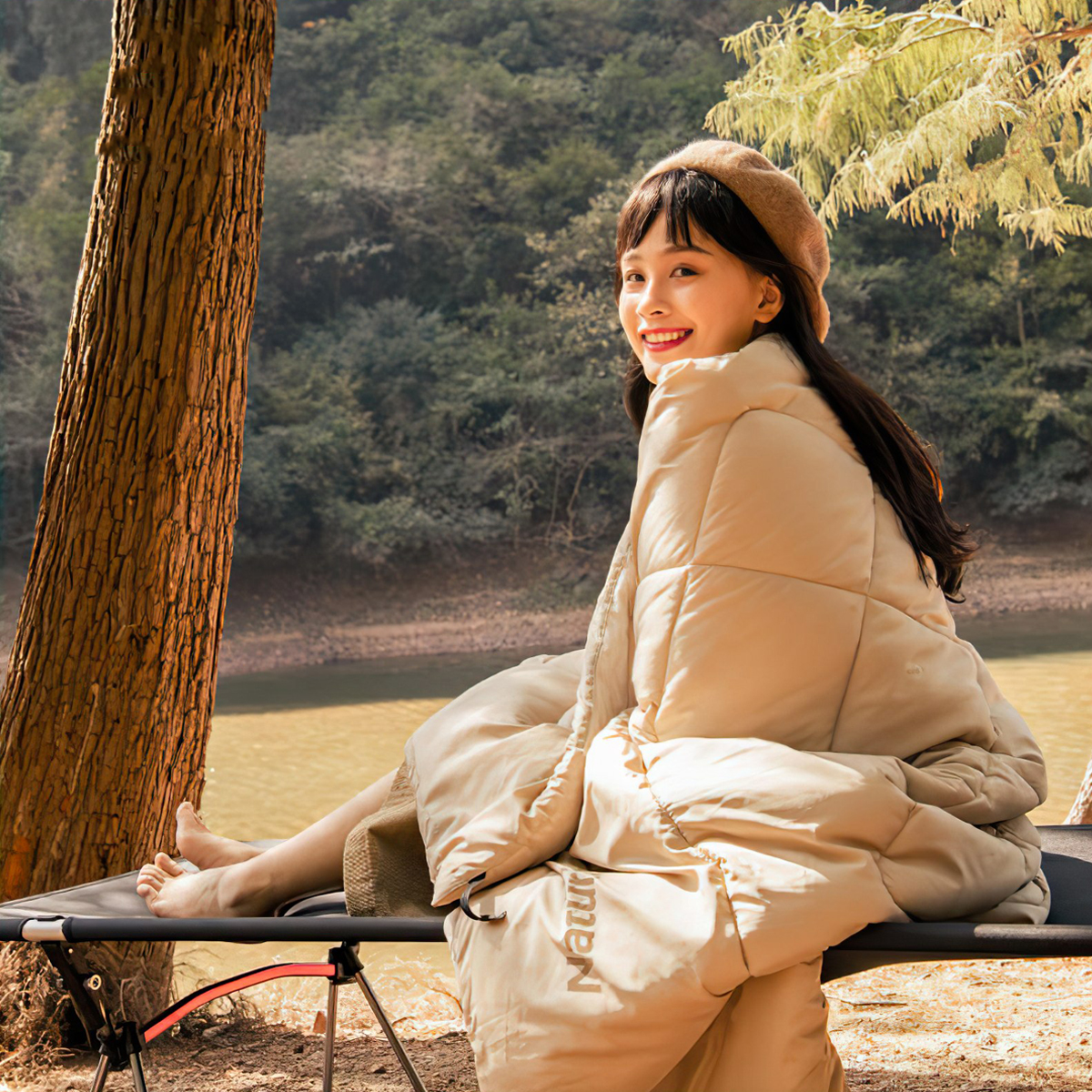 Chăn Vải Cắm Trại Cotton Glamping Naturehike