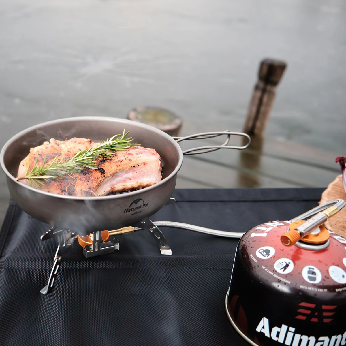 Naturehike Chảo Cắm Trại Titanium 17cm TJP01 NH18T010-A